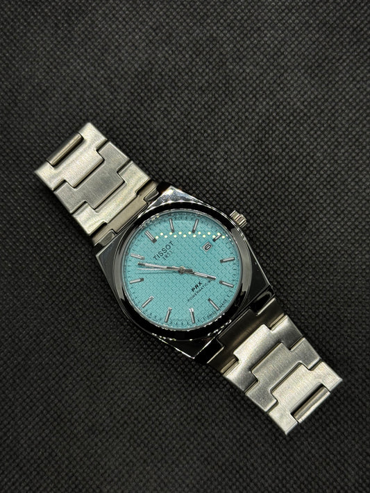 TISSOT Prx 1853 Tiffany dial 40 mm Stainless Steel date and time