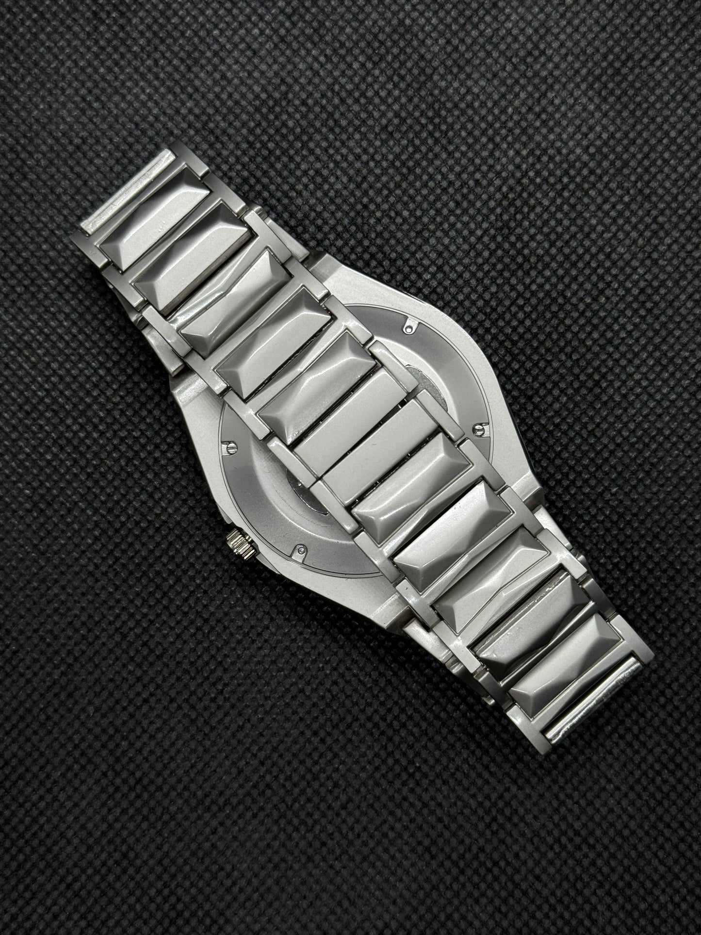 Hublot Geneve Master Lock Diamond Cut Stainless steel date and time