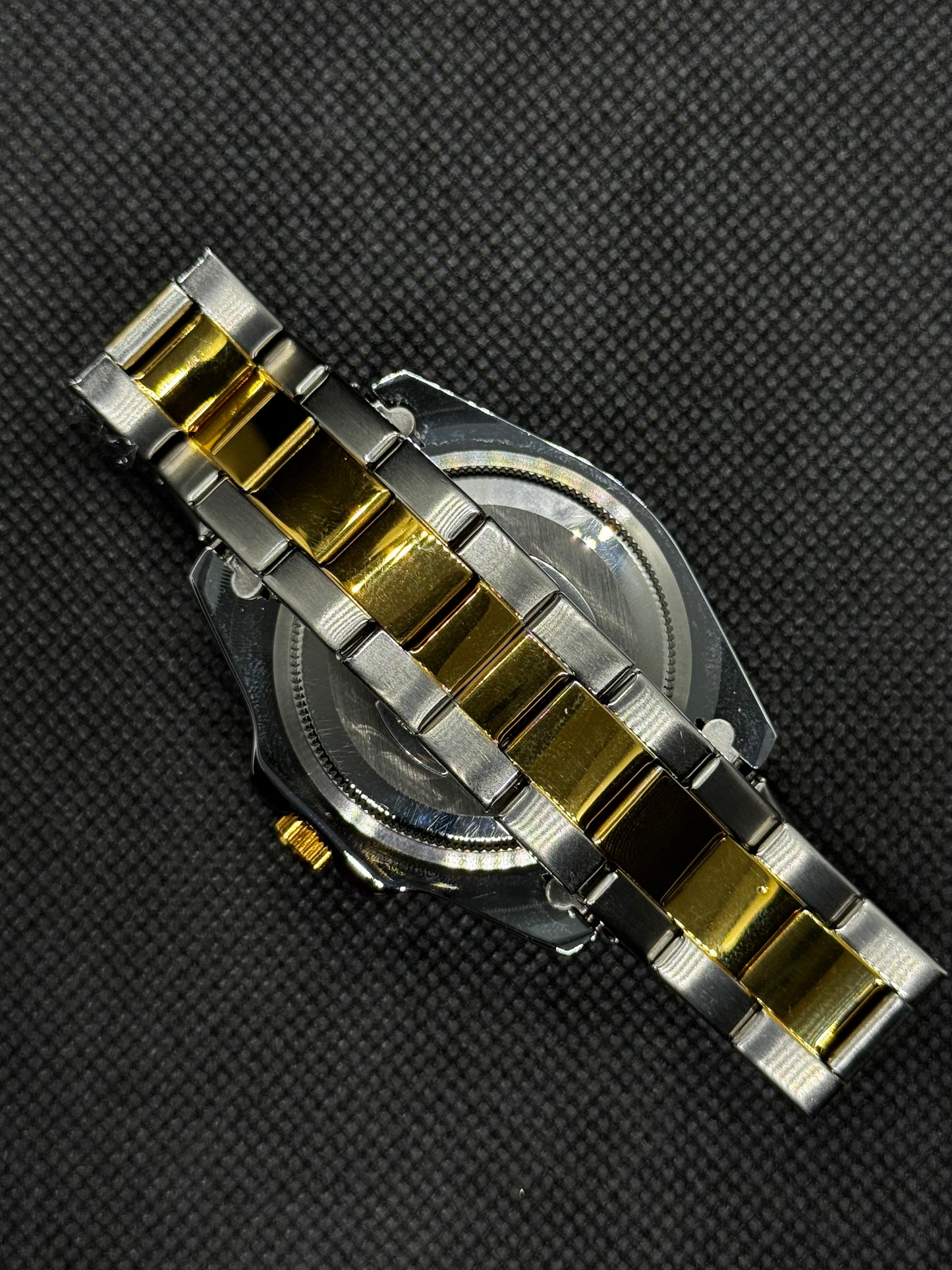 ROLEX Submariner TWO Tone Blue Dial stainless steel master lock date and time rotating dial