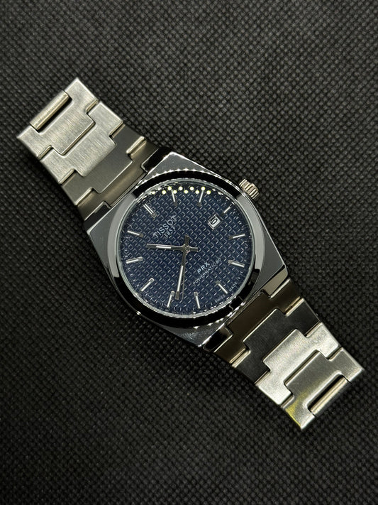 TISSOT Prx 1853 Blue Dial 40mm Stainnless steel date and time