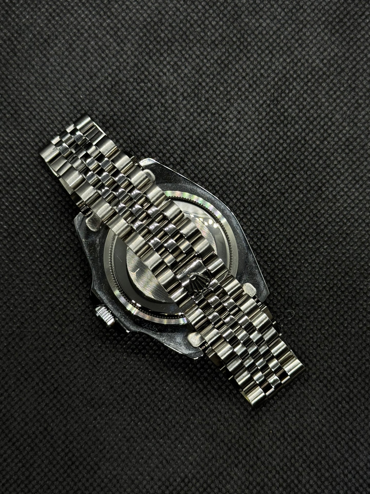 ROLEX GMT MASTER Two tone Dial Stainless Steel 40mm Master lock date and time rotating dial