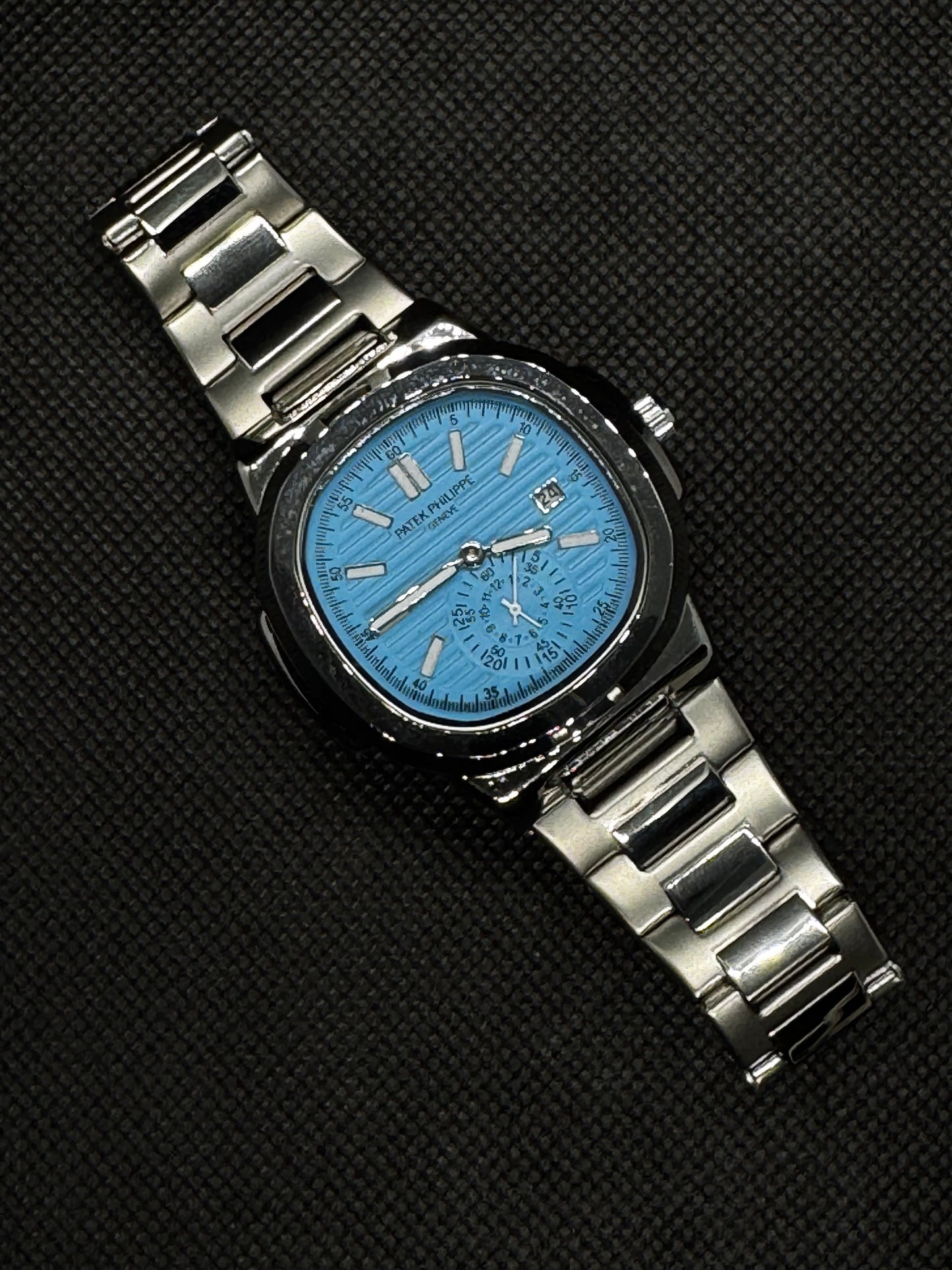 Patek Philippe Tiffany Dial date working Stainless Steel