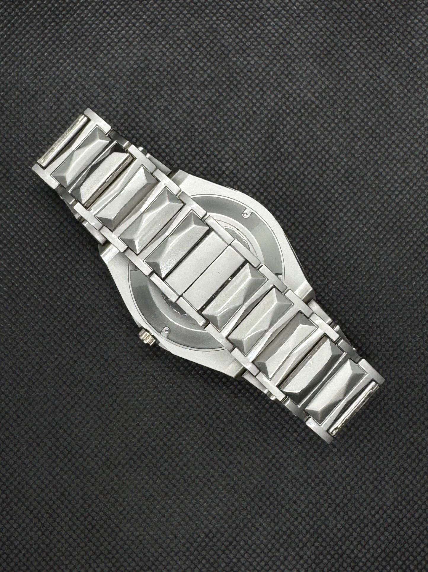 Hublot Geneve Master lock Green Dial Diamont Cut Stainless Steel Date Working