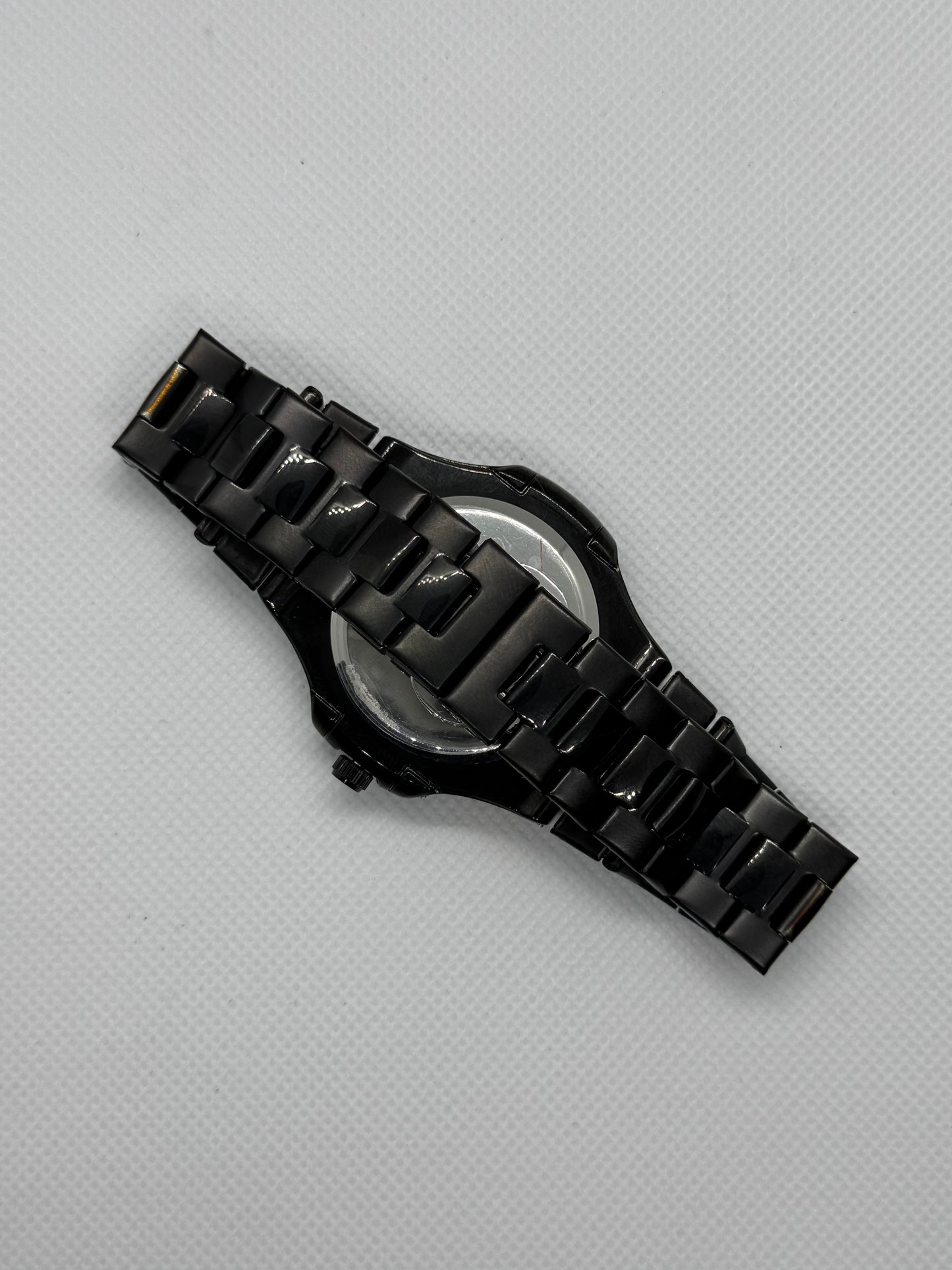 Patek Philippe Black Chain White Dial Date working Stainlesss Steel Master Lock