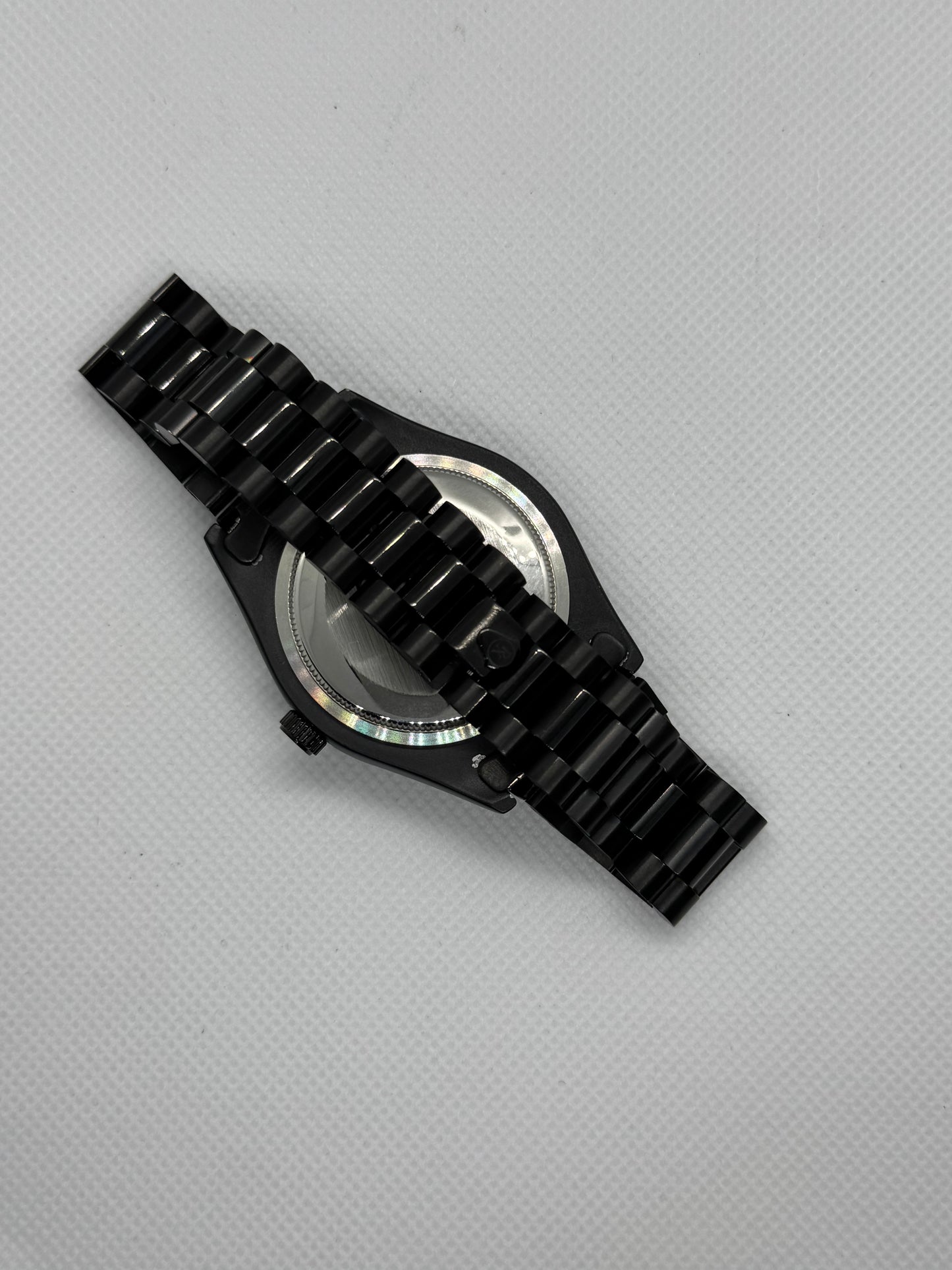 ROLEX skin dial Black Beauty With Premium Touch date working Stainless Steel