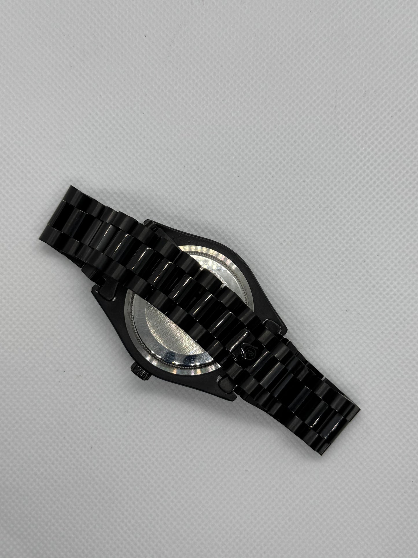 ROLEX Black Dial Black beauty With premium touch Date Working Stainless Steel
