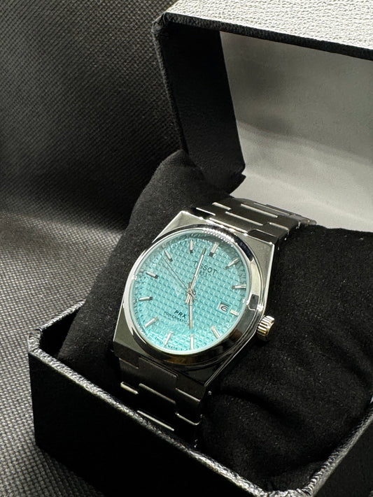 TISSOT Prx 1853 Tiffany dial 40 mm Stainless Steel date and time