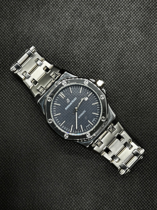 AP Automatic back dial Quarts movement Black Dial 40mm stainless steel date working