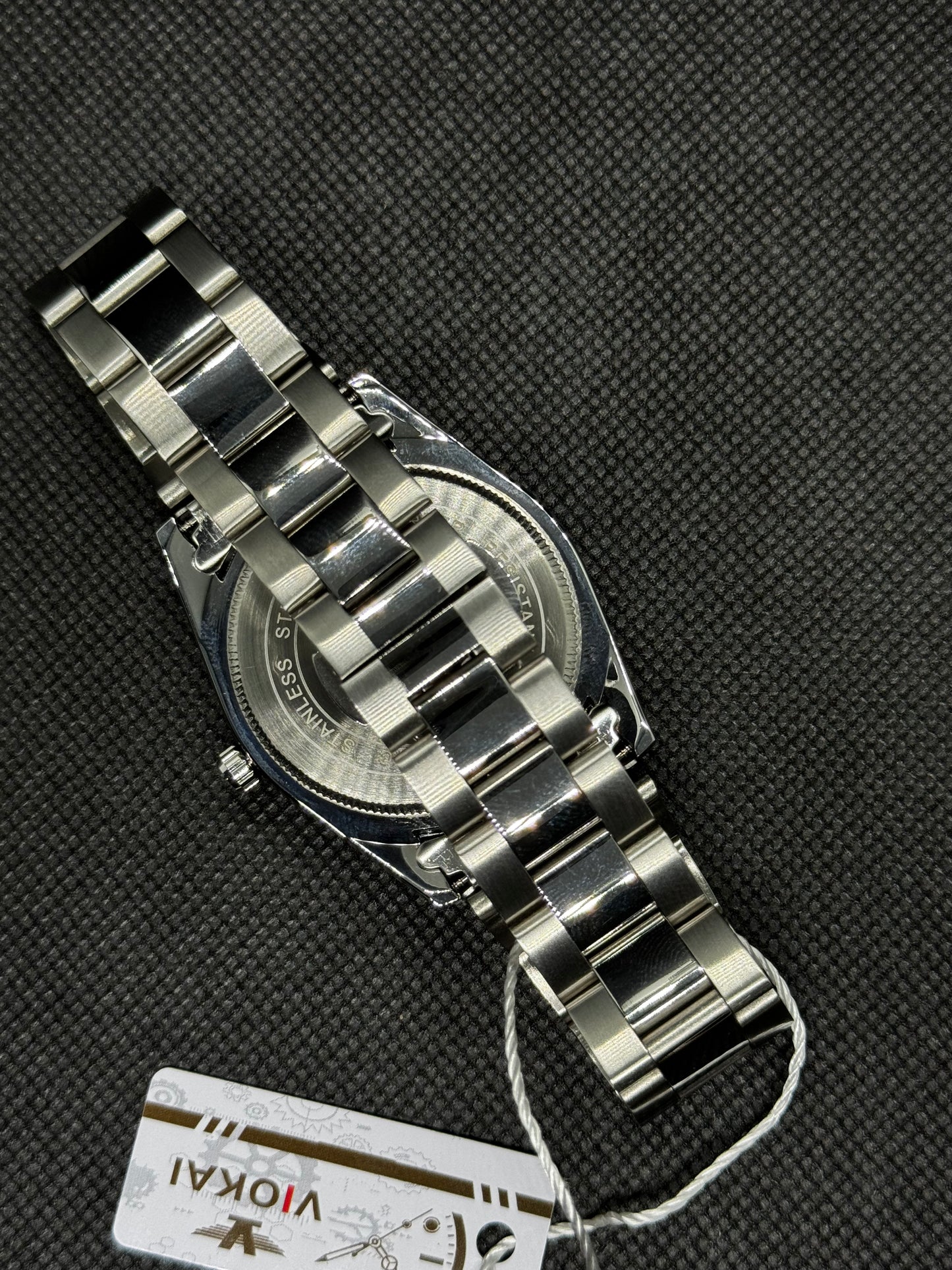 Viokai Quarts Tiffany Dial 40mm Master Lock Stainless Steel