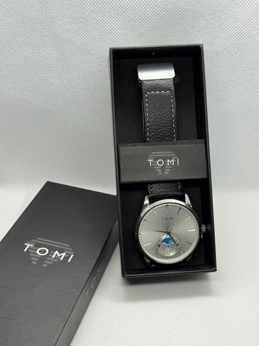 TOMI T_024 Magnet Lock Business Luxery Watch Leather Straps